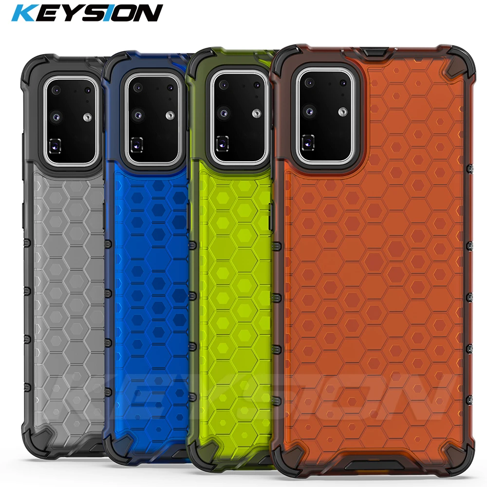 KEYSION Shockproof Case for Samsung S21 Ultra S20 Plus Note 10 Lite S10 Phone Cover for Galaxy A51 A71 A41 A31 A70 A50 A52 A72
