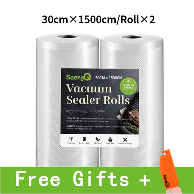 Kitchen Food Vacuum Bag For Vacuum Sealer bag Sous Vide Storage Bags Vacuum Packaging 12/15/20/25/30cm*1500cm/Rolls