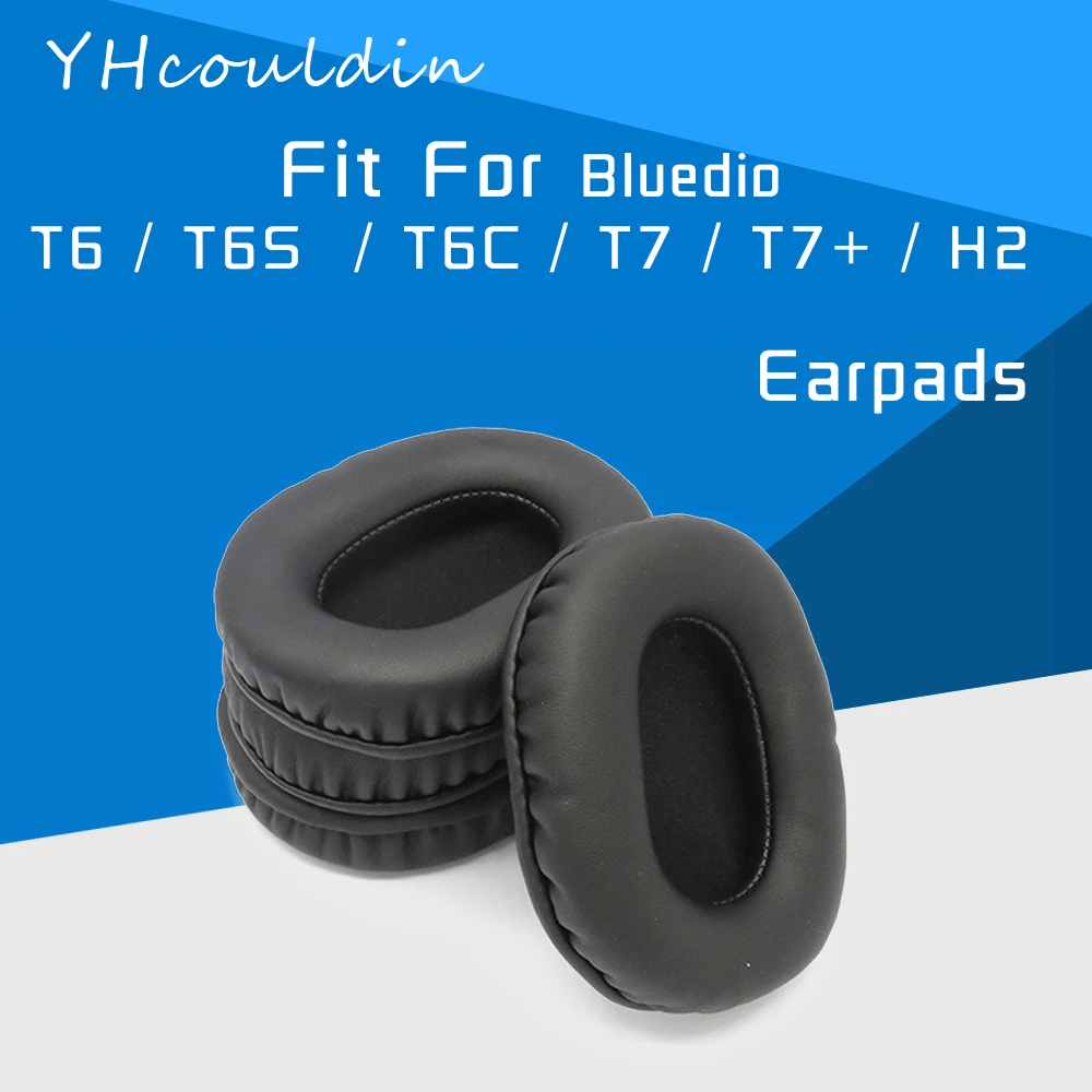 Earpads For Bluedio T6 T6C T6S T7 T7+ H2 Headphone Accessaries Replacement Ear Cushions Material