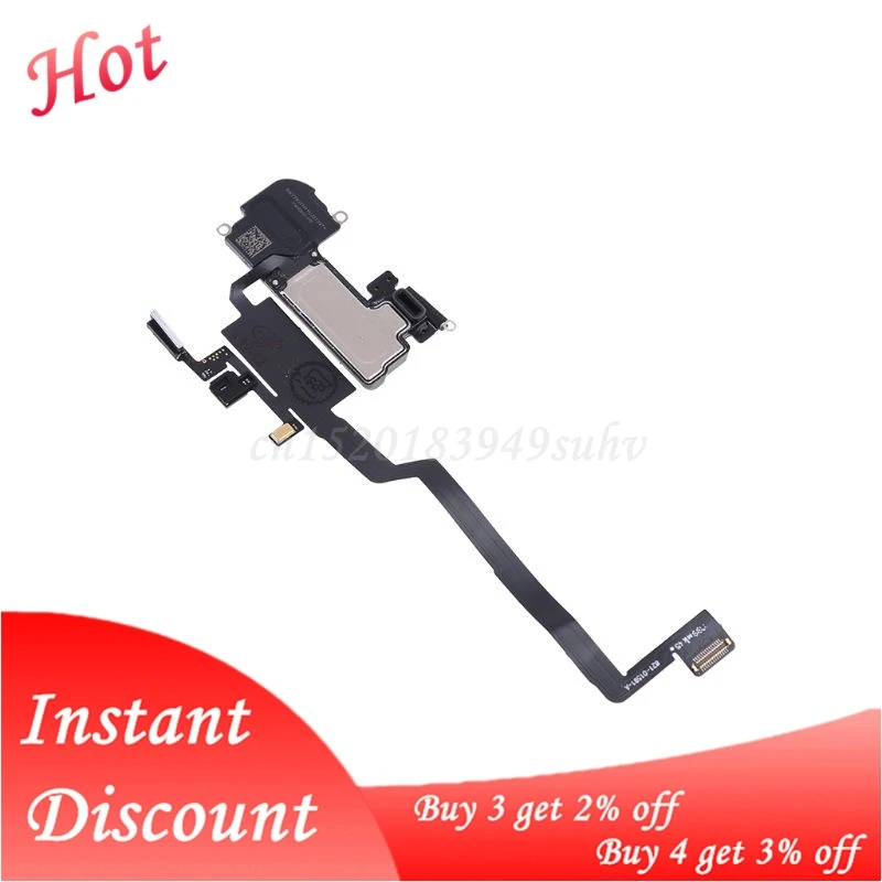 Replacement Parts for iPhone X Earpiece Speaker with Proximity Sensor Flex Cable