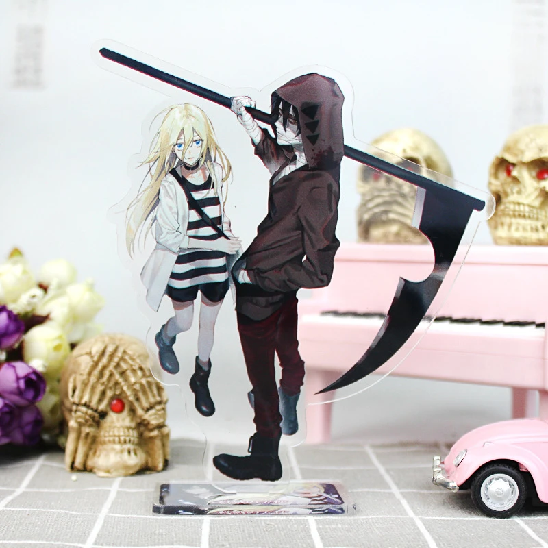 16cm Angels of Death Anime Figure Acrylic Stand Model Toys Ray&Zack Action Figures Decoration Cosplay Collectible Birthday Gifts