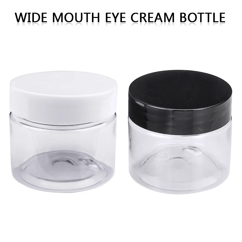 6/12/24pcs 2 OZ 50ml Cosmetic Cream Jar with Lid Travel Refillable Jars Pill Storage Bottles Mayitr