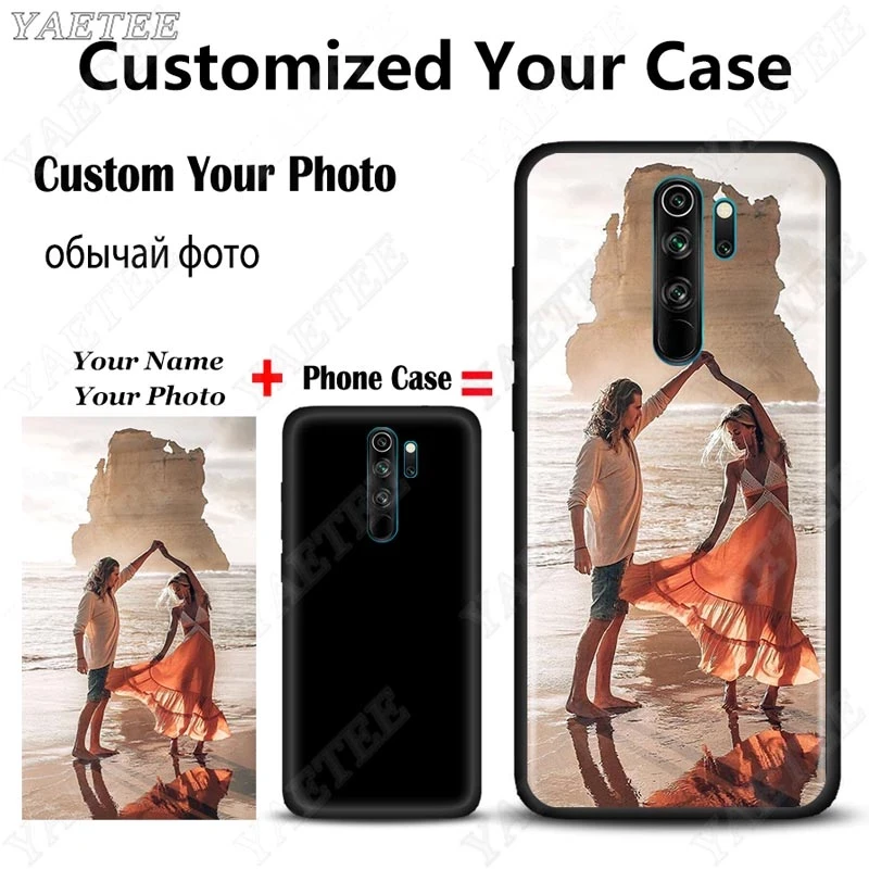 Custom Your Own Phone Case for Xiaomi Redmi Note 7 8 Pro 9 Pro 8T 9S 6A 7A 8A 9A 9C Mi 9T 10 Cover Picture Name Photo DIY Cases