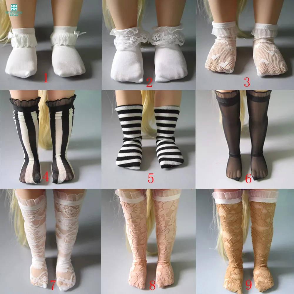 Doll Accessories Variety of multi-color socks for 40cm-43cm toy doll Girl's gift