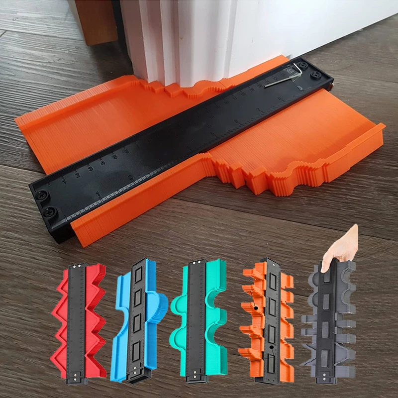 12/14/25/50cm Multi-functional Contour Gauge Tiling Laminate Tiles Edge Shaping Wood Measure Ruler Tiles Laminate Tiles Tool