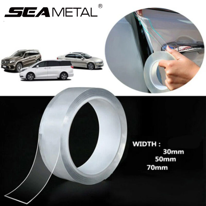 Universal Car Anti-collision Strip Nano Tape Scratchproof Car Threshold Transparent Film Door Edge Rim Protective Car Stickers