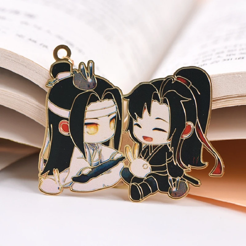 Cute girl bookmarks, metal bookmarks for girls in traditional Chinese costumes, festivals, Mo Dao Zu Shi, girlfriends gifts