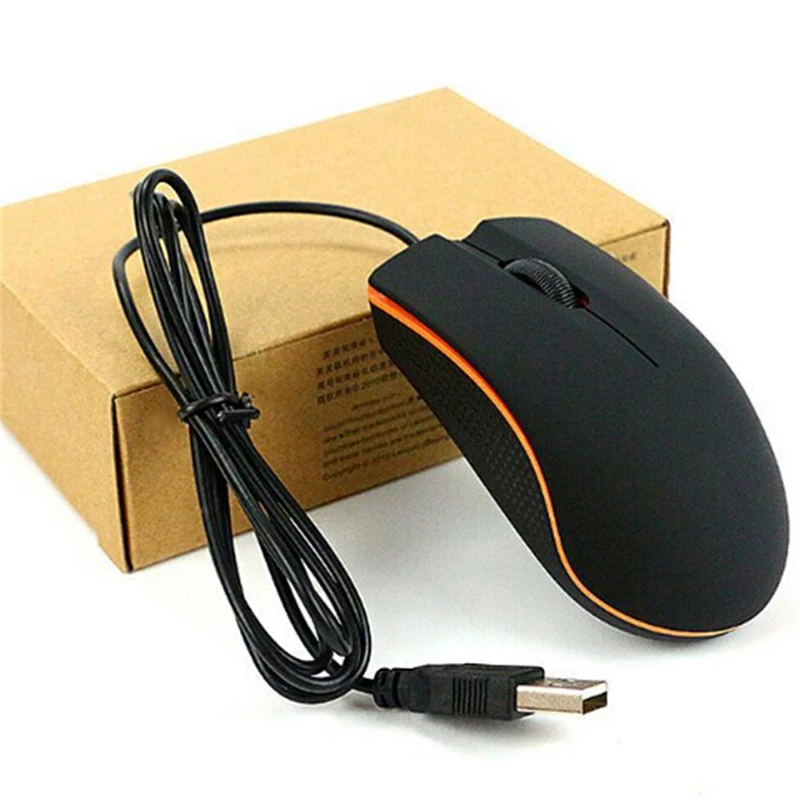 USB 2.0 Pro Gaming Mouse Optical Mice Frosted Surface For Computer PC Laptop Mini M20 1200 DPI Optical Wired Mouse