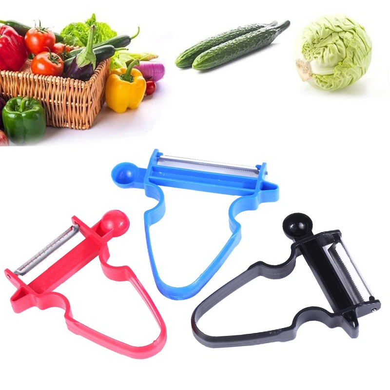 HOT SALE AMAZING Multi-function Fruit Vegetable Tool TRIO PEELER SET Pack of 3 Multi Peel Peeler Blade Zesters Kitchen Tools