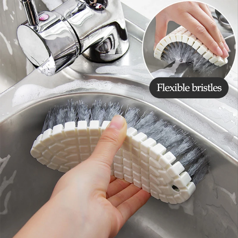 Cleaning Brush Kitchen Stove Cleaning Brush Flexible Pool Brush Bathtub Tile Brush Bathroom Brush Without Dead Corner Floor Brus