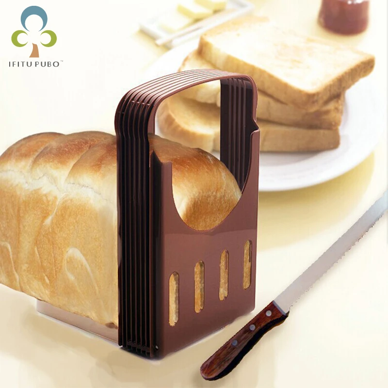 1Pcs Toast Bread Slicer Stainless steel bread knife Baking Tool Baking knife 4 mode adjustment slicer Convenient slicer YJN