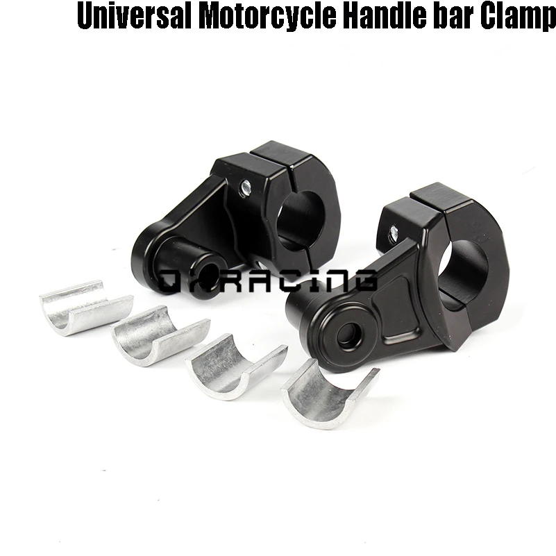 Motorcycle Bar Clamps Raised Handlebar Handle Bar Risers For 22MM 7/8