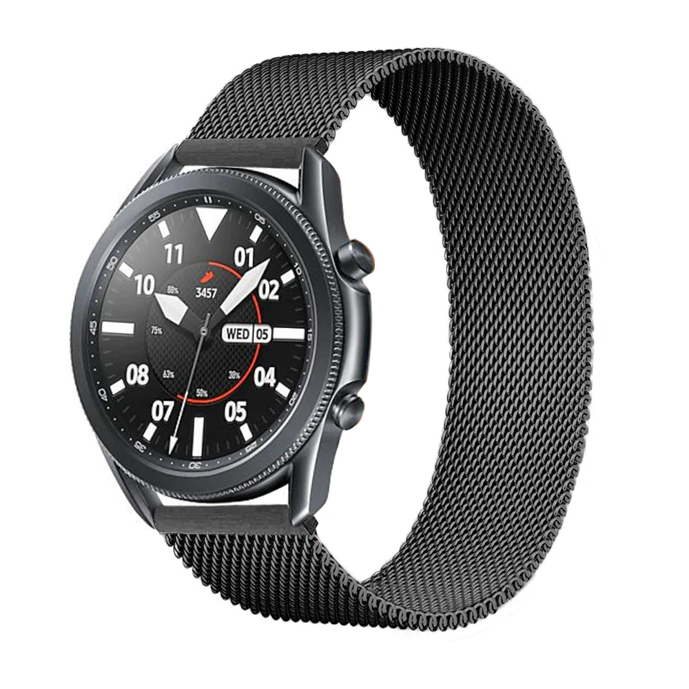 20mm 22mm strap For Samsung Galaxy watch 4/Classic/3 45mm/Active 2/46mm/42mm Gear S3 Magnetic bracelet Huawei GT/2/2e/Pro band