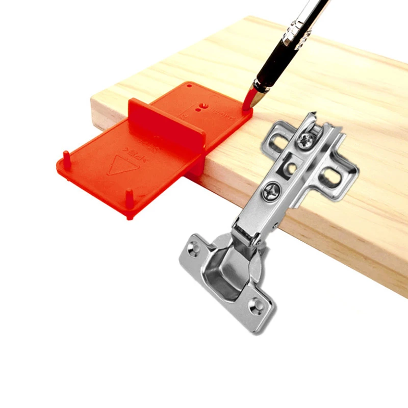 Hinge Hole Drilling Guide 35mm 40mm Hing Installation Jig Door Cabinet Hinge Hole Locator Woodworking Tool