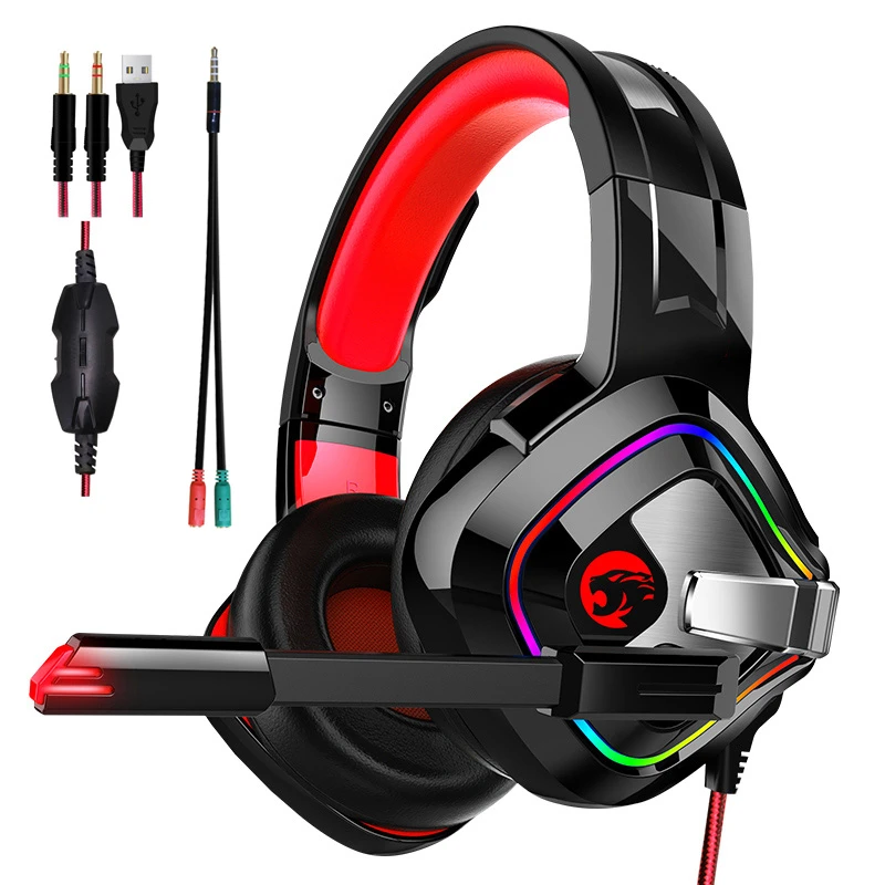 JOINRUN PS4 Gaming Headphones Stereo RGB Marquee Earphones Headset with Microphone for New Xbox One/Laptop/PC Tablet Gamer