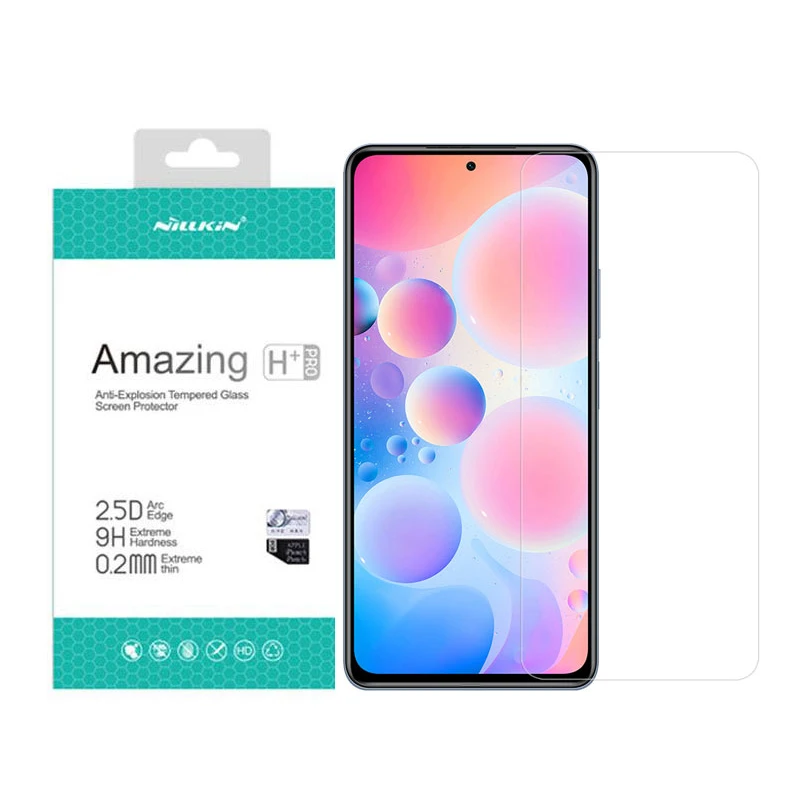 for POCO F3 Glass Nillkin Amazing H H+Pro Tempered Glass for Xiaomi POCOPHONE F3 X3 NFC/Pro Screen Protector Film