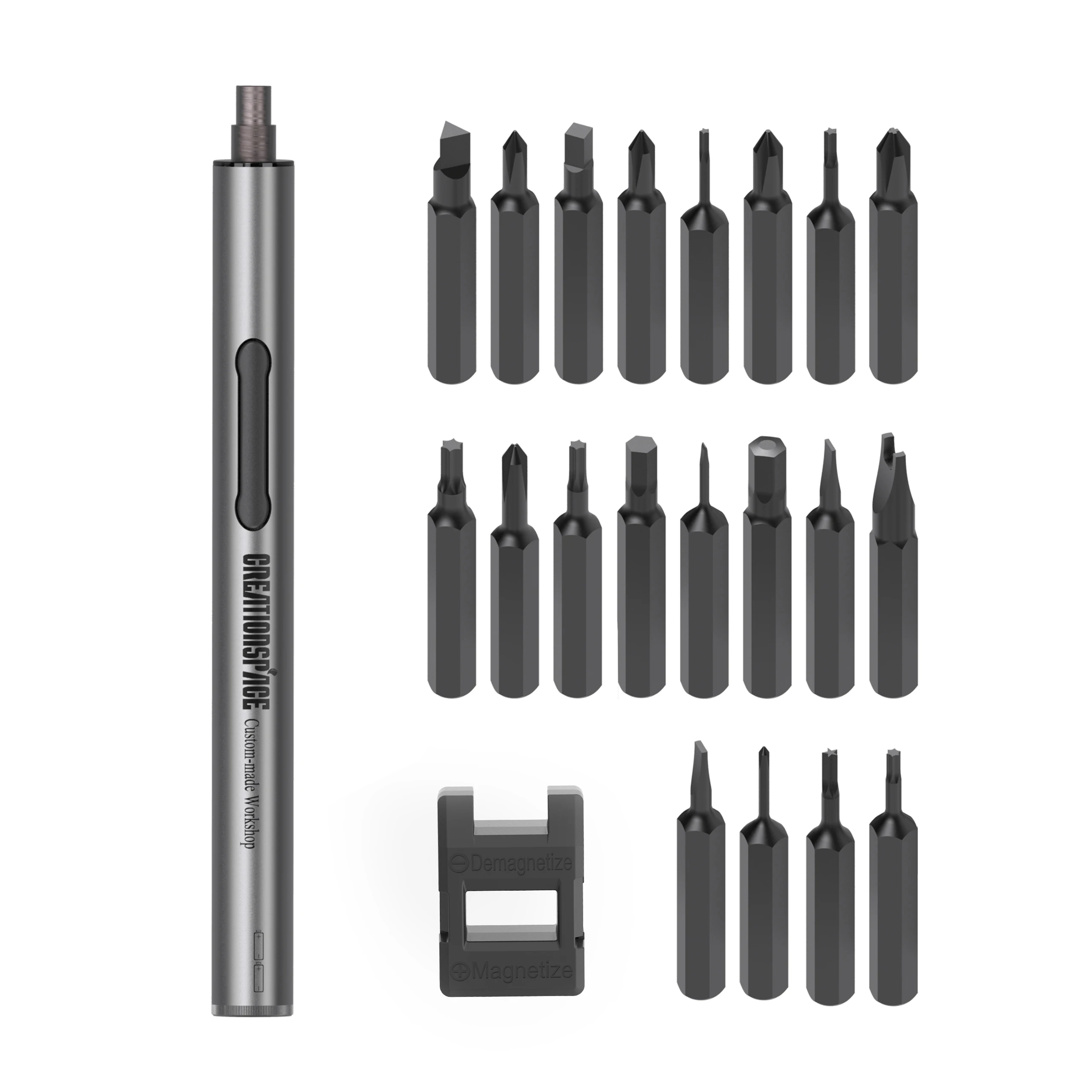 23 in 1 Battery Cordless Precision Electric Screwdriver Kit Mini Power Screwdriver Tools Set With Magnetic Bits For Phone Laptop