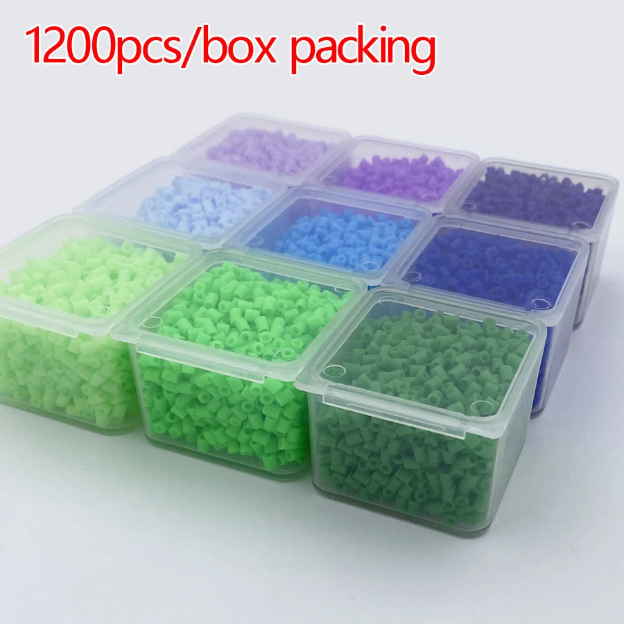 2.6mm Hama Beads PUPUKOU Perler Easy to Store For Kids Iron Beads Fuse Handmade Gift Children Toy