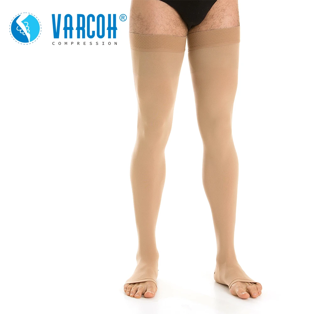 Compression Stockings Men Women,Open Toe,20-30 mmHg Graduated Support Socks DVT,Maternity,Pregnancy,Varicose Veins,Shin Splints