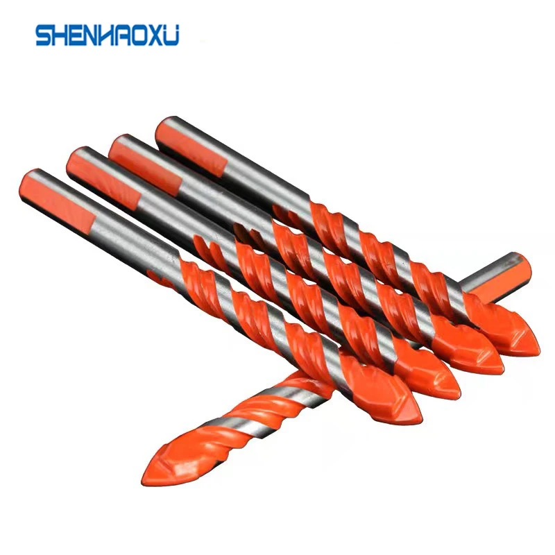 2/4/5 Pcs Electric Tools Center Drill Hammer Concrete Ceramic Tile Metal Drill Bit DIY Wall Hole Saw Drilling 6/8/10/12mm