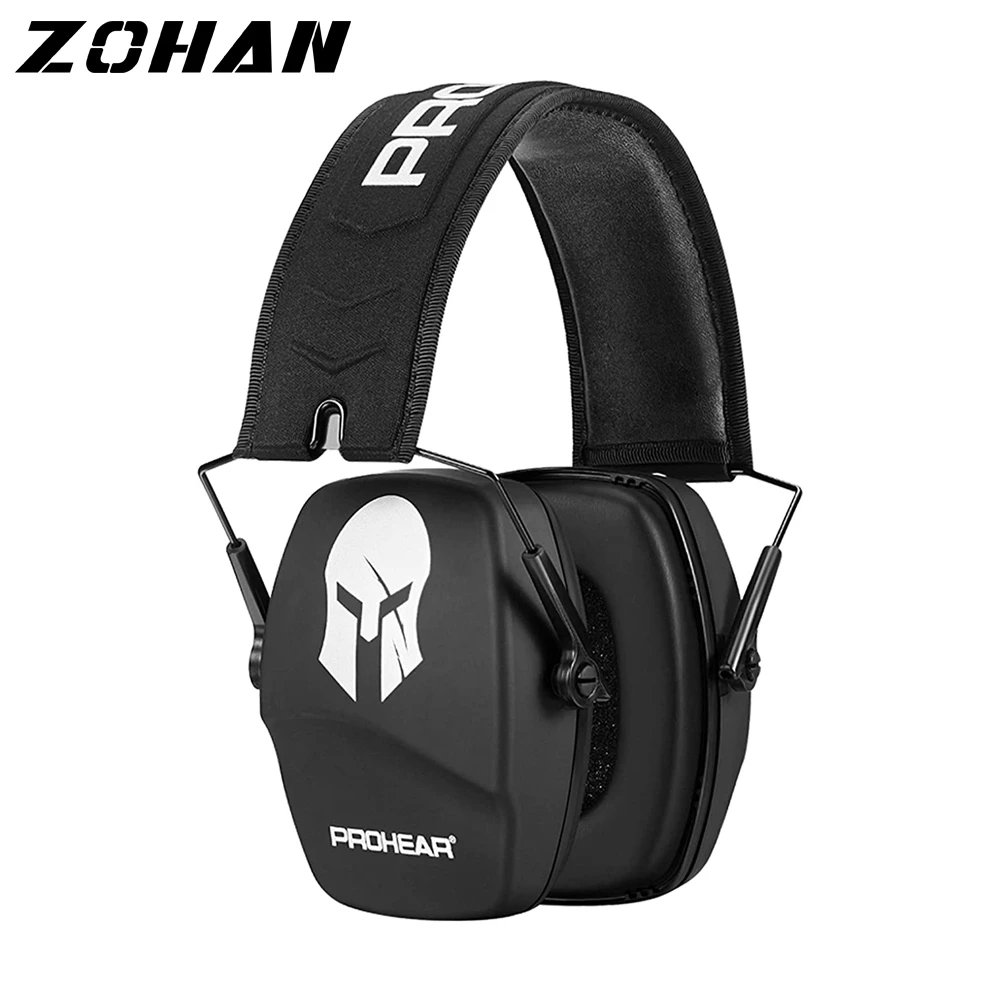 ZOHAN Ear Protection Noise Reduction NRR26db Shooting hearing Earmuffs Skull Cartoon ear muffs noise cancelling for headphones