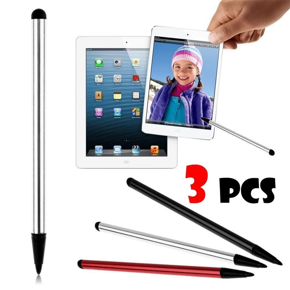 3Pcs Touch Screen Pen Stylus Universal For iPhone iPad Samsung Tablet Phone PC