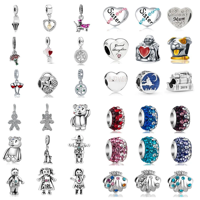 silver color 1pc boy girl sister GRADUATION CAP ALADDIN MAGIC CARPET RIDE diy bead fit Original Pandora charms Bracelet S029