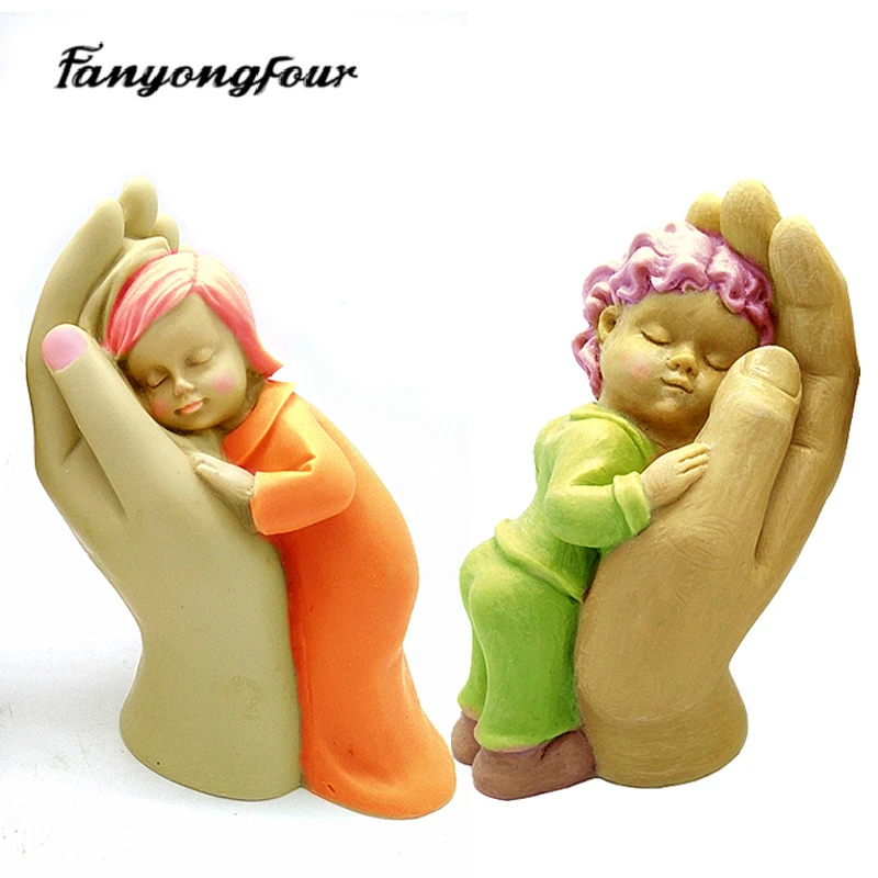 God Hand Silicone Mould Fondant Mould Resin Gypsum Chocolate Candle Mould Free Shipping