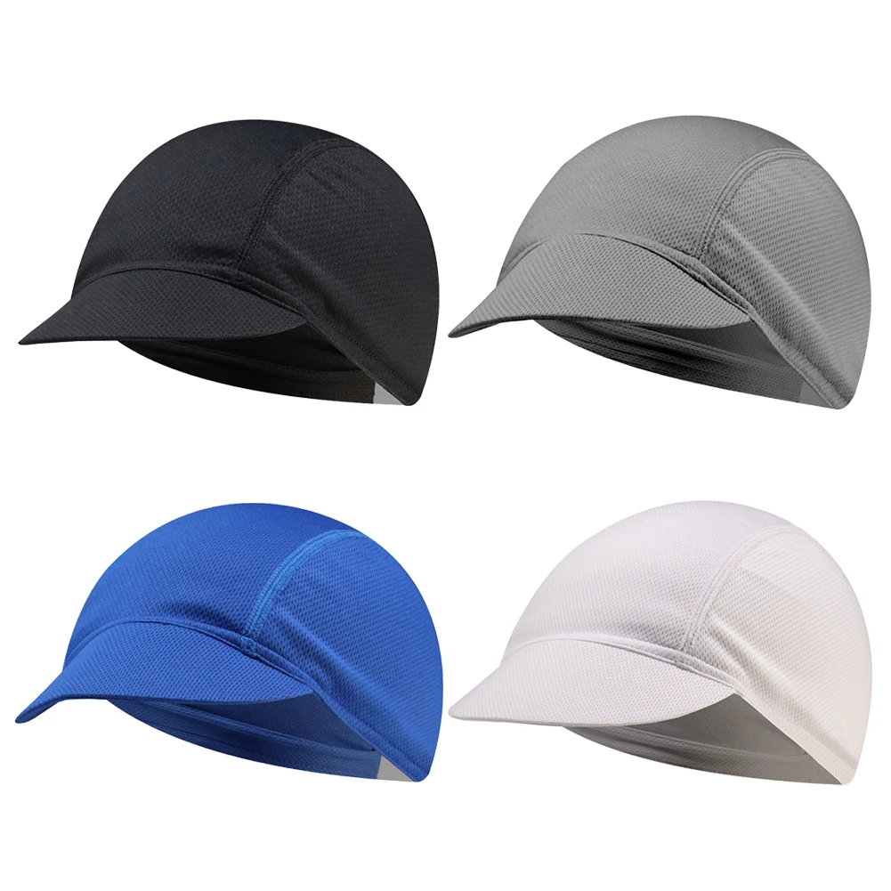 Solid Color Mesh Outdoor Riding Cycling Cap Sunscreen Summer Elastic Hat Unisex Running Hats Summer Outdoor Sport Hat New