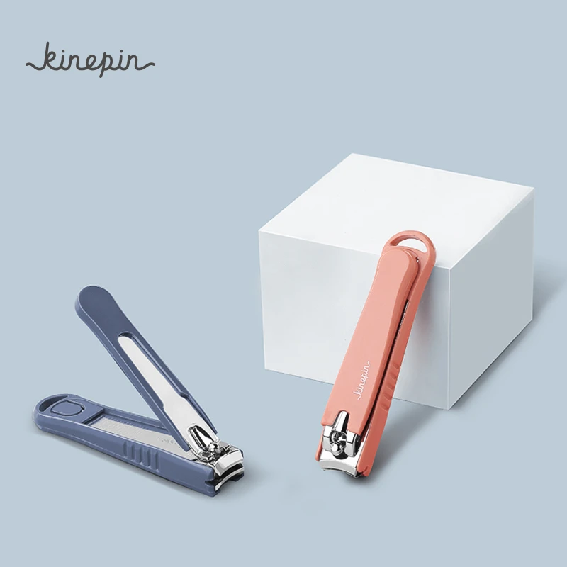 KINEPIN Large Carbon Steel Nail Clipper Cutter Professional High Quality Toe Nail Clipper with Clip Catcher