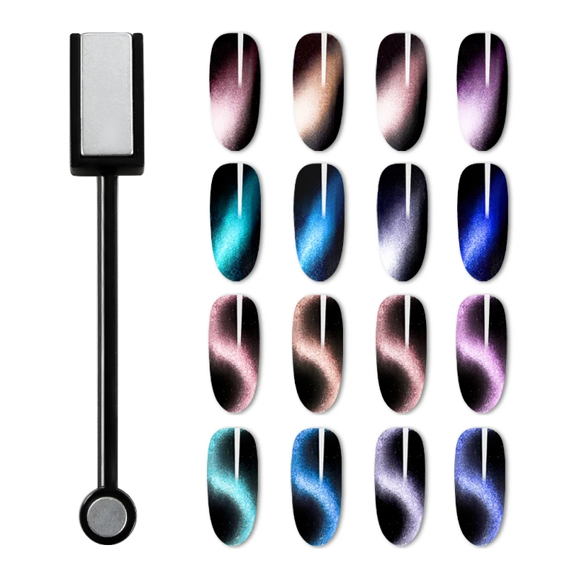 Magnetic Stick  For Cat Eye Gel Polish Magnetic Nail Gel UV Gel 3D/5D/9D Effect Strong Magnet Slice Board Nail Art Tools