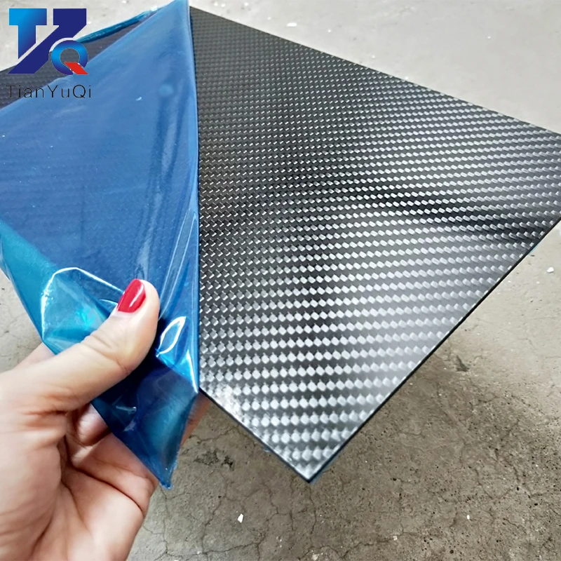 400mm X 200mm Real Carbon Fiber Plate Panel Sheets 0.5mm 1mm 1.5mm 2mm 3mm 4mm 5mm thickness Composite Hardness Material for RC