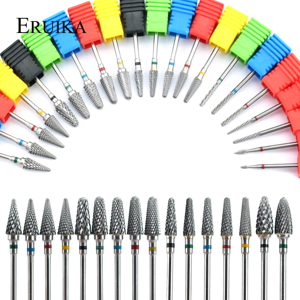1pcs Carbide Milling Cutter Nail Drill Bit for Manicure Electric Machine Accessory Cuticle Clean Nail Files Tool