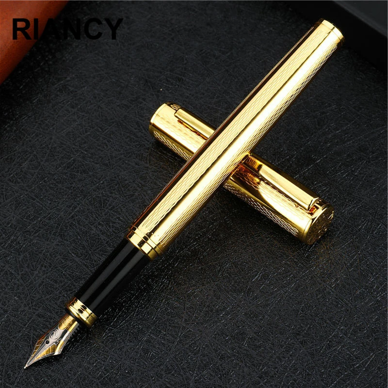 2021 Quality Luxury Fountain Pen 0.5/0.38 mm Nib Ink Pens Gift Student Office School Stationery Supplies 03859