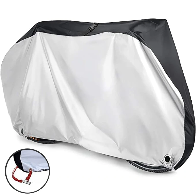 Bicycle Protective Cover S-XL Size Waterproof Motorbike Bike Cover Dustproof UV Protective Outdoor Cycling Bicycle Rain Cover