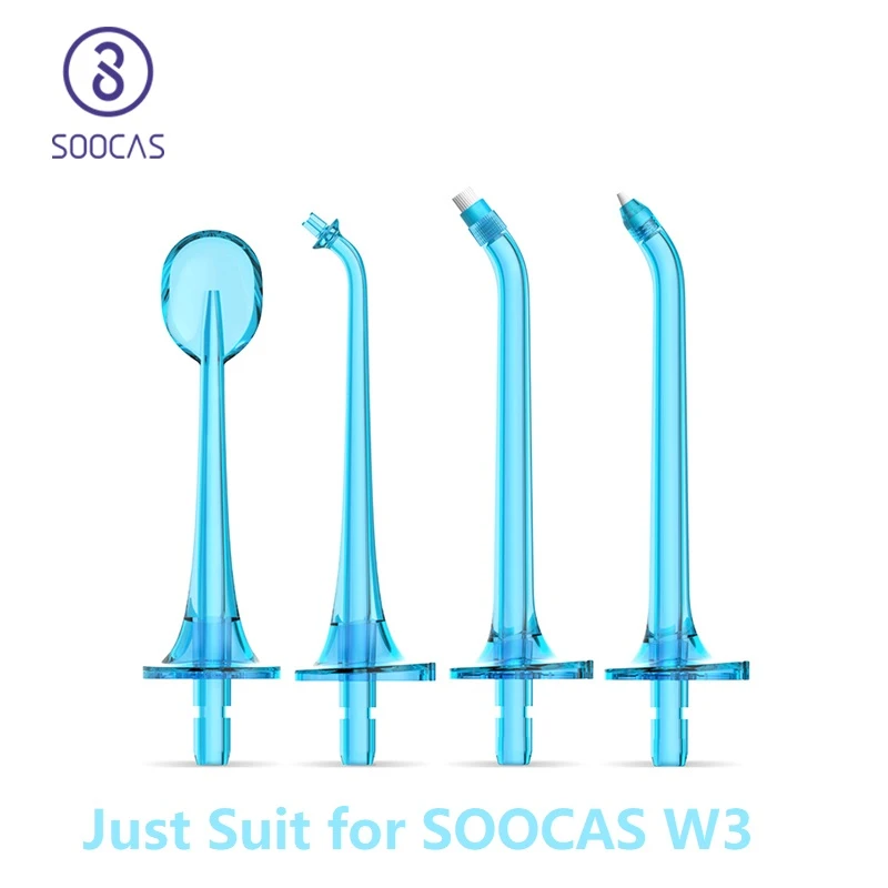 SOOCAS W3 jets nozzles water flosser Jet portable electric oral irrgator original nozzle jet tip replacement extra tips