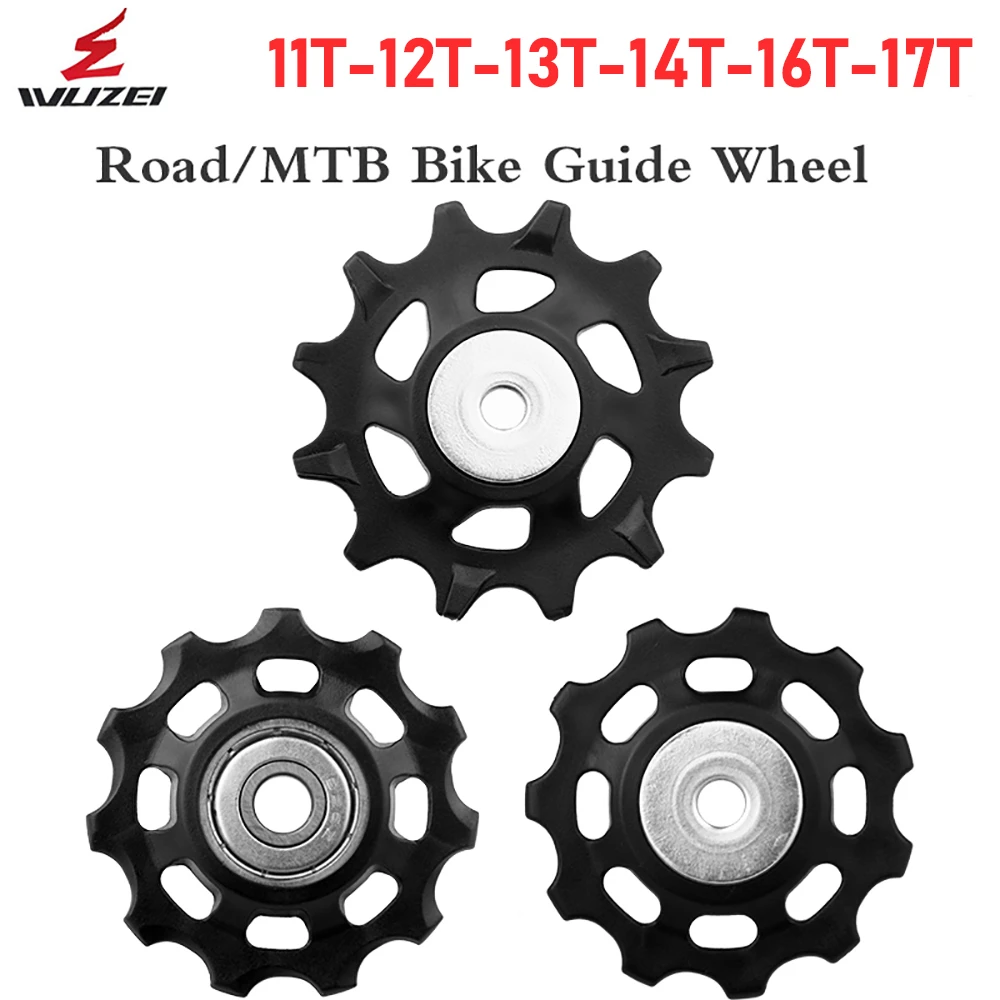 WUZEI MTB Bicycle Pulley Whee 11T 12T 13T 17T Road Bike Jockey Rear Derailleur Repair Kit for Shimano R8000 R7000 Sram XX1 GX NX