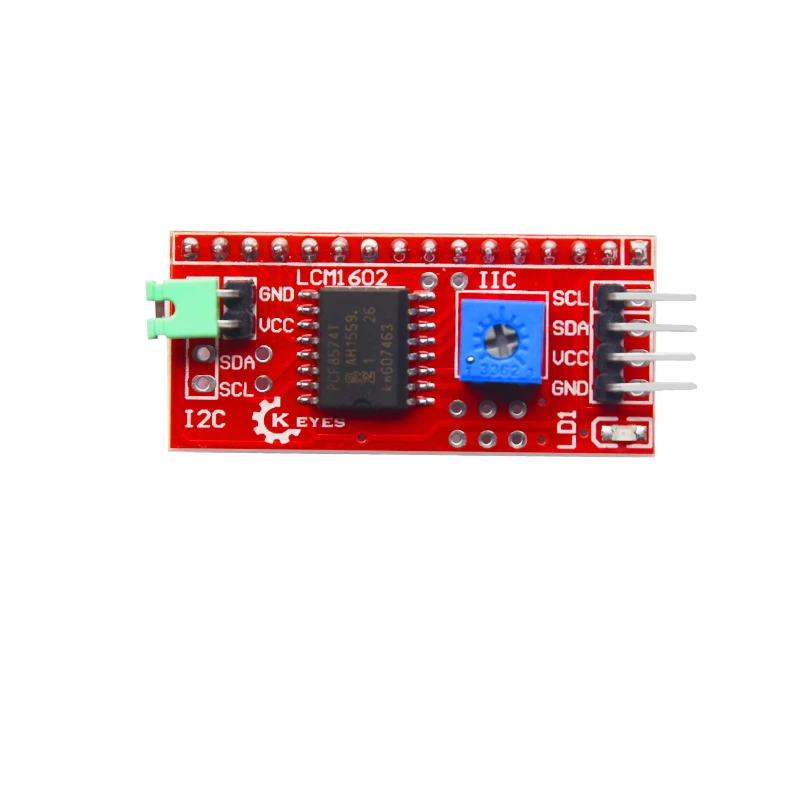 Free Shipping! NEW IIC/I2C/TWI Serial Interface Board Module Port for Arduino 1602 2004 LCD