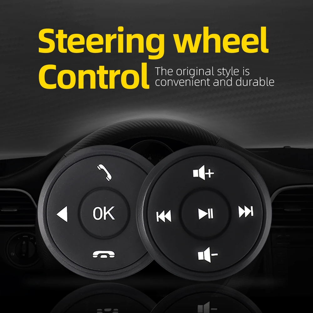 Universal Car Steering Wheel remote Control android Window Bluetooth Button Universal wireless steering wheel control