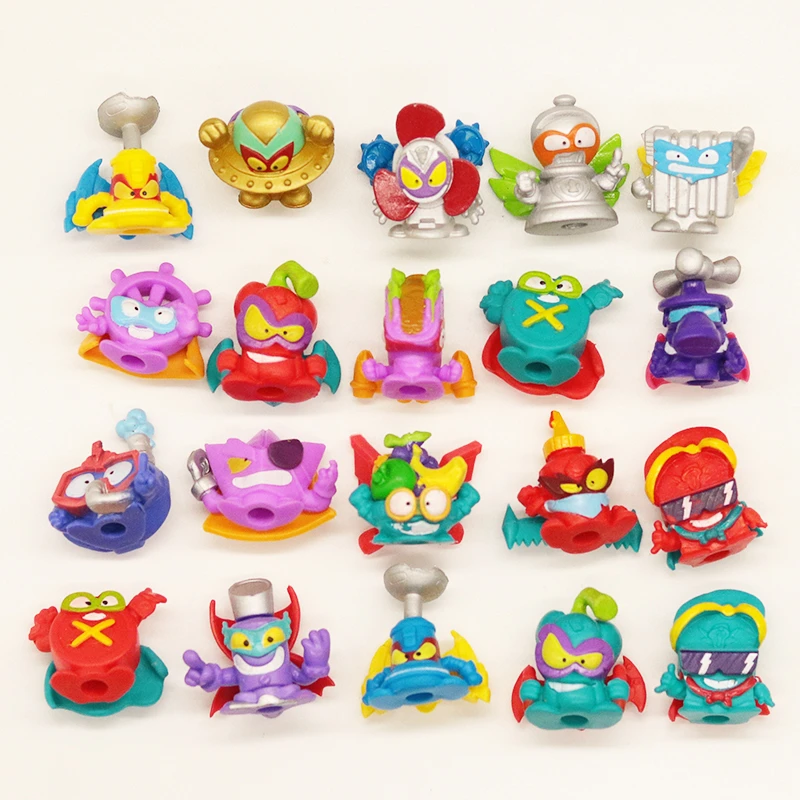 Original Superzings Superthings Action Figures 3CM Super Zings Garbage Truck Toy Trash Collection Toys Model