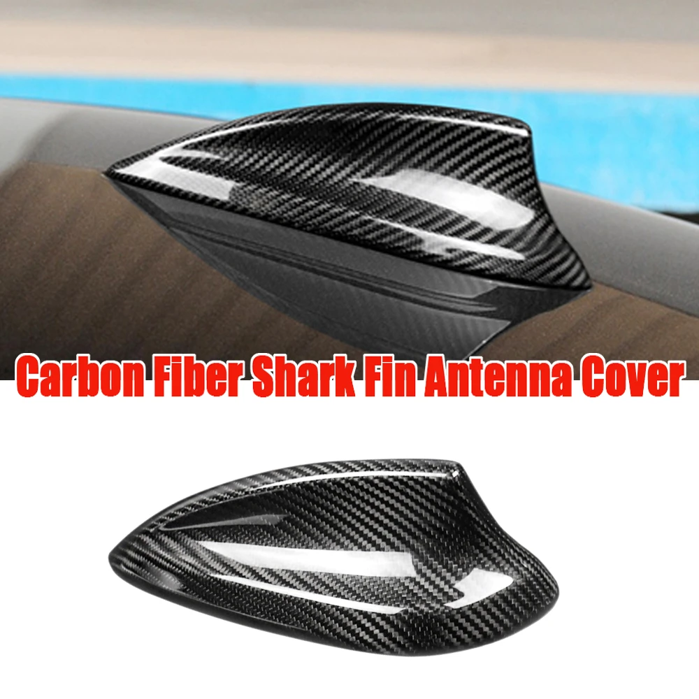 Real Carbon Fiber Antenna Cover Shark Fin For BMW E90 E92 F20 F30 F10 F34 G30 G20 F15 F16 F21 F45 G30 G20 X4 X5 X6