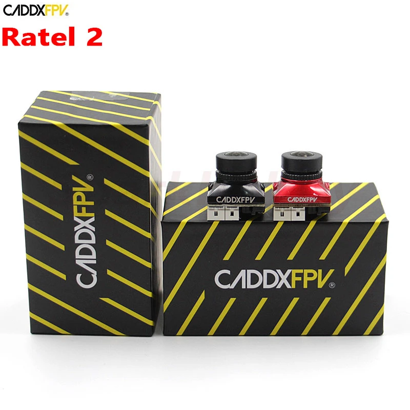 Caddx Ratel 2 1200TVL FPV Camera 1/1.8'' Starlight 165 FOV 2.1mm NTSC/PAL 16:9/4:3 Switchable 19*19mm Super WDR for FPV Racing