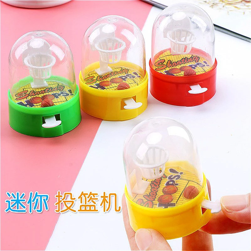 1pcs Small Basketball Recreational Machines Funny Plastic Bubble Gags & Practical Jokes Safe for Kids Toys Shooting Machine