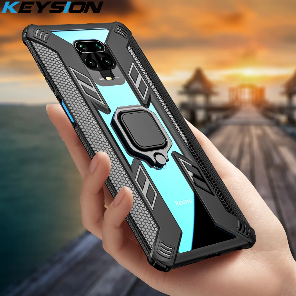 KEYSION Shockproof Case for Xiaomi Mi A3 Note 10 Pro 9T Mi 9 Lite CC9 F2 Pro Phone Cover for Redmi Note 8 9 Pro Max 8T 7 K30 K20