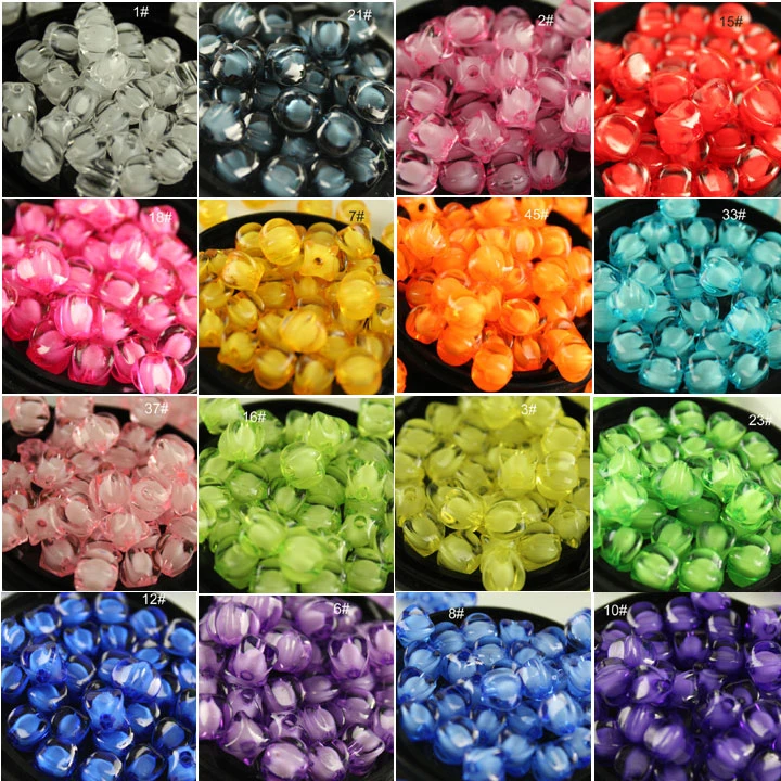 8/10/12mm watermelon beads Acrylic spacer Loose beads DIY Kid's beaded Door curtain Braided Decorations necklace Bracelet Making