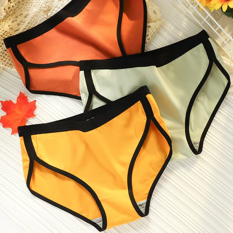 M-XL Women's Cotton Panties Sexy Lingerie Underwear Female Casual Solid Girls Briefs Ladies Intimate Underpants Panty For Women