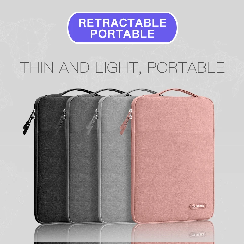 Portable Waterproof Laptop Case Notebook Sleeve 13.3 14 15 15.6 inch For Macbook Pro Computer PC Bag HP Acer Xiami ASUS Lenovo