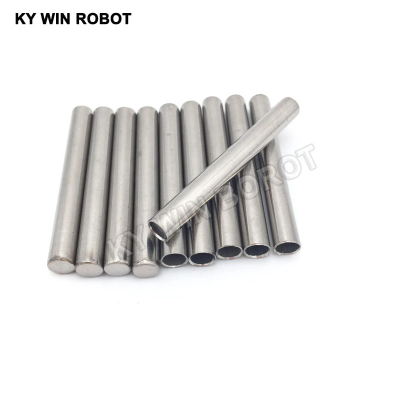 10pcs/lot temperature sensor PT100 DS18B20 Stainless steel casing pipes Protective sleeve 6*50mm