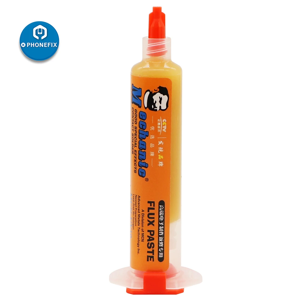 MECHANIC Solder Paste Flux RMA-UV 10CC BGA Soldering Paste 10 Halogen-Free Paste  for iPhone Repair BGA Welding Fluxes