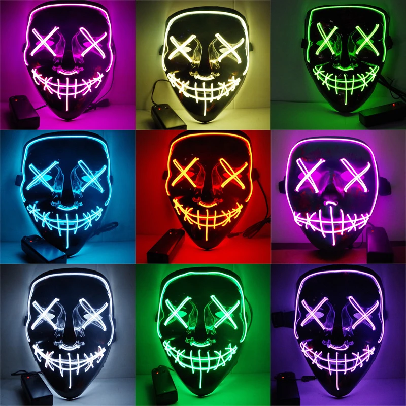 VIP Halloween Mask LED Purge Masks